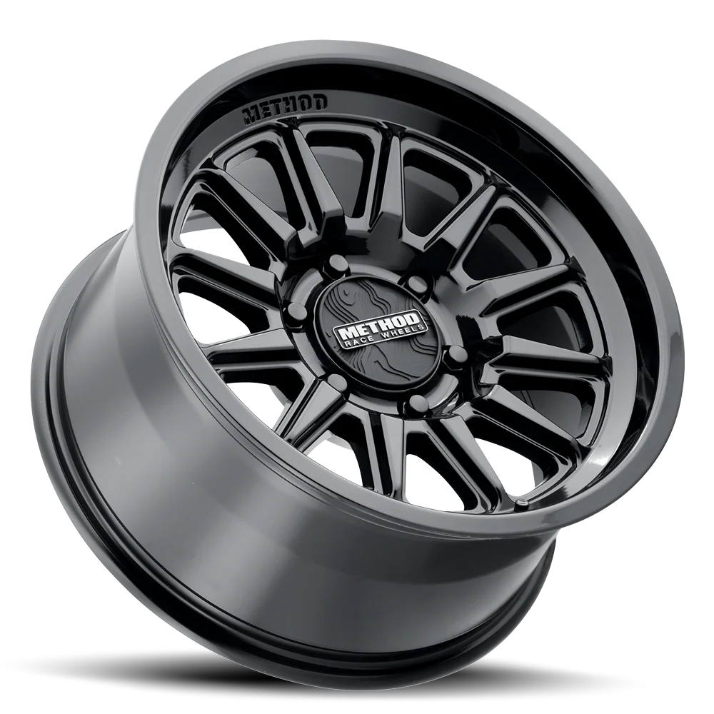 4 Llantas Method MR323 Gloss Black 17x9" 5x127