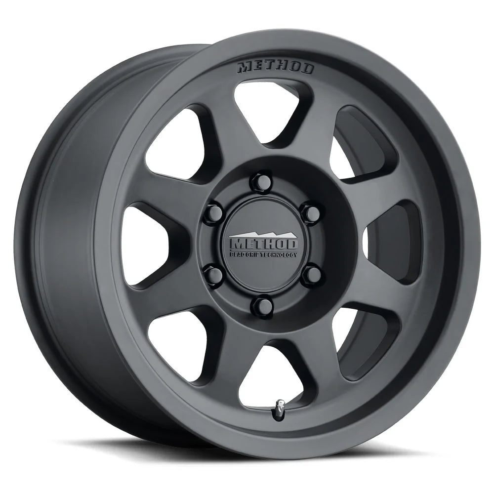 4 Llantas Method MR701 BeadGrip Matte Black 17x9" 6x139,7