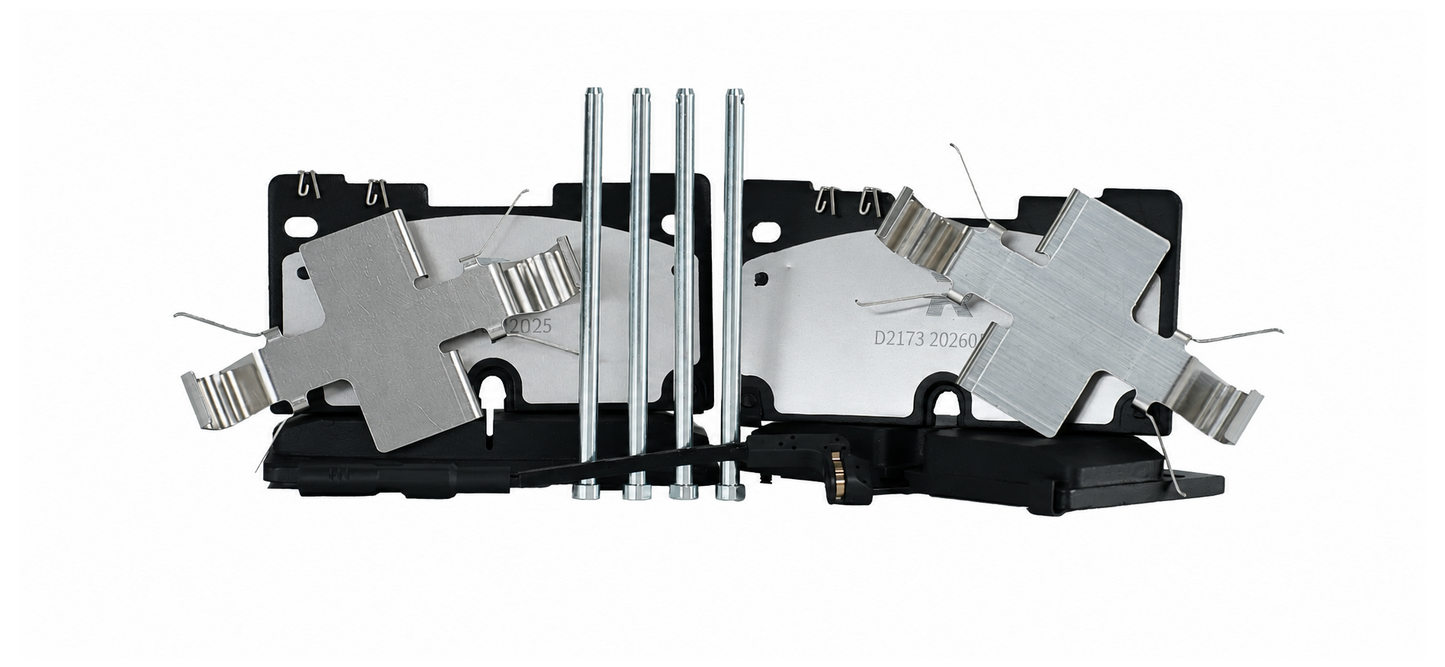Kit de pastillas traseras cerámicas RP Brakes RAM 1500 (11-18)