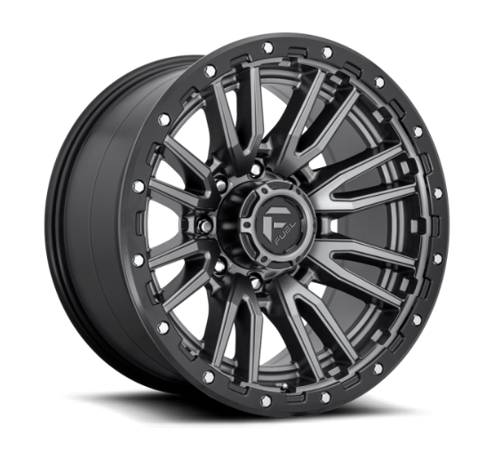 4 Llantas Fuel Rebel D680 Gray 20x9" 8x165