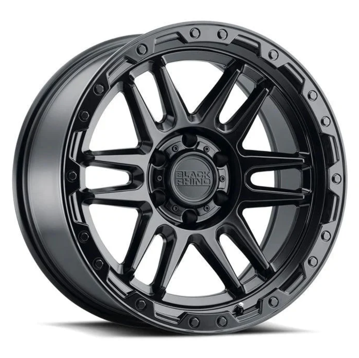 4 Llantas Black Rhino Apache Matte Black 17x8,5" 6x114,3