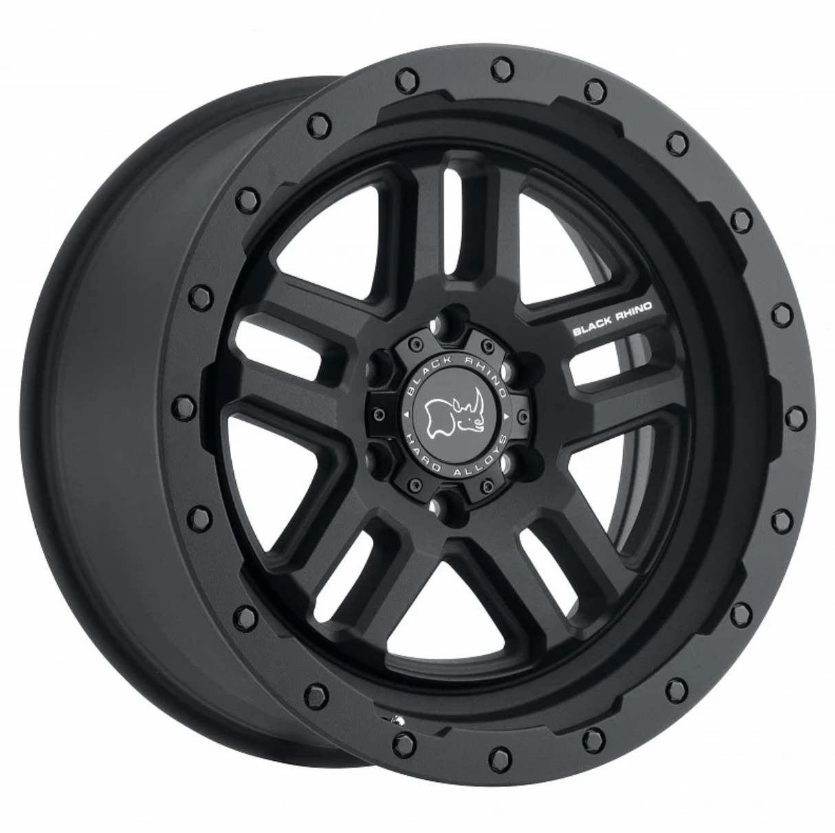 4 Llantas Black Rhino Barstow Matte Black 20x9" 6x135