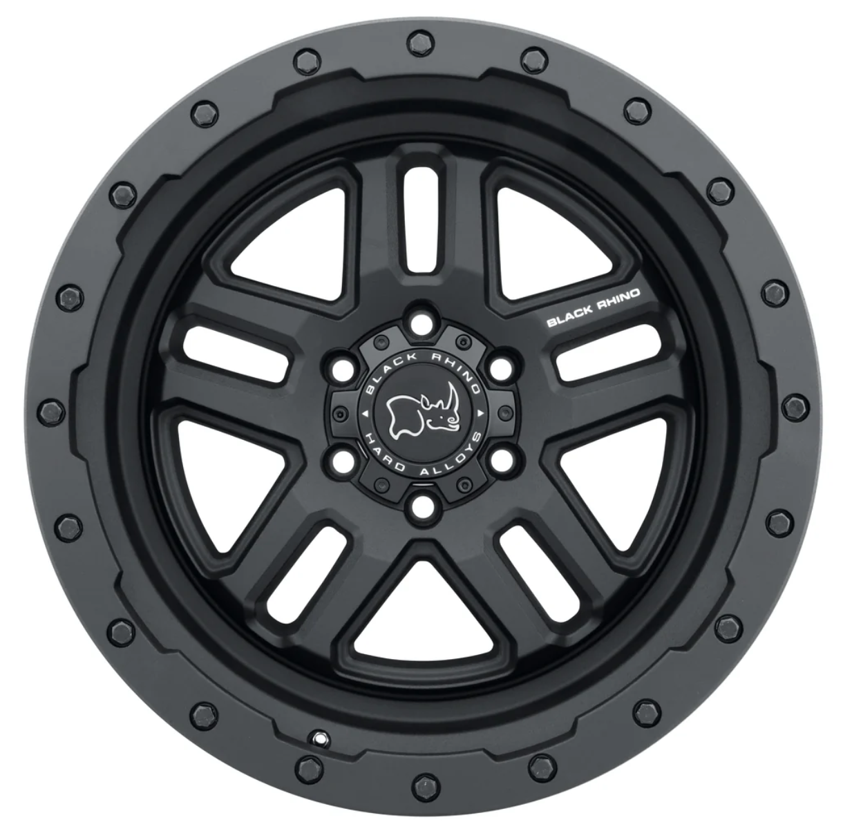 4 Llantas Black Rhino Barstow Matte Black 20x9" 6x135