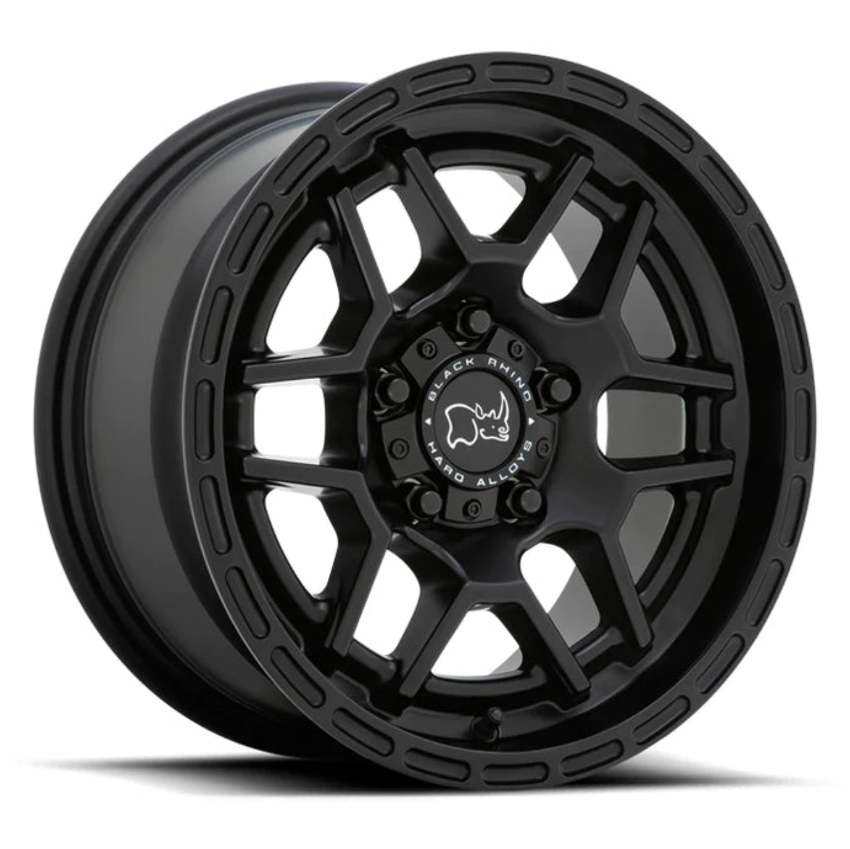 4 Llantas Black Rhino Batona Matte Black 15x7" 5x114