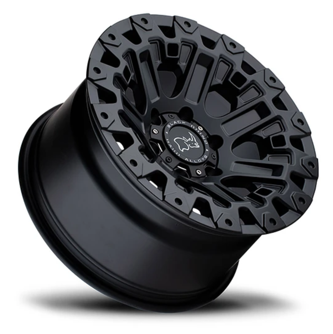 4 Llantas Black Rhino Ozark Matte Black 17x9,5" 6x114,3