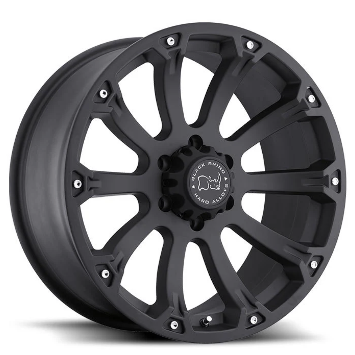 4 Llantas Black Rhino SideWinder Matte Black 20x9" 6x139,7