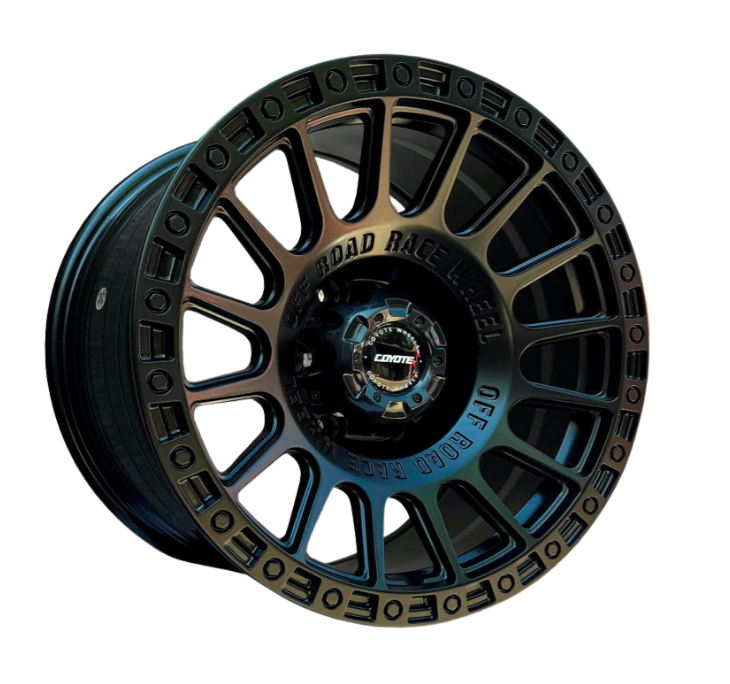 4 Llantas Coyote Glamis Matte Black 17x8,5" 6x139,7