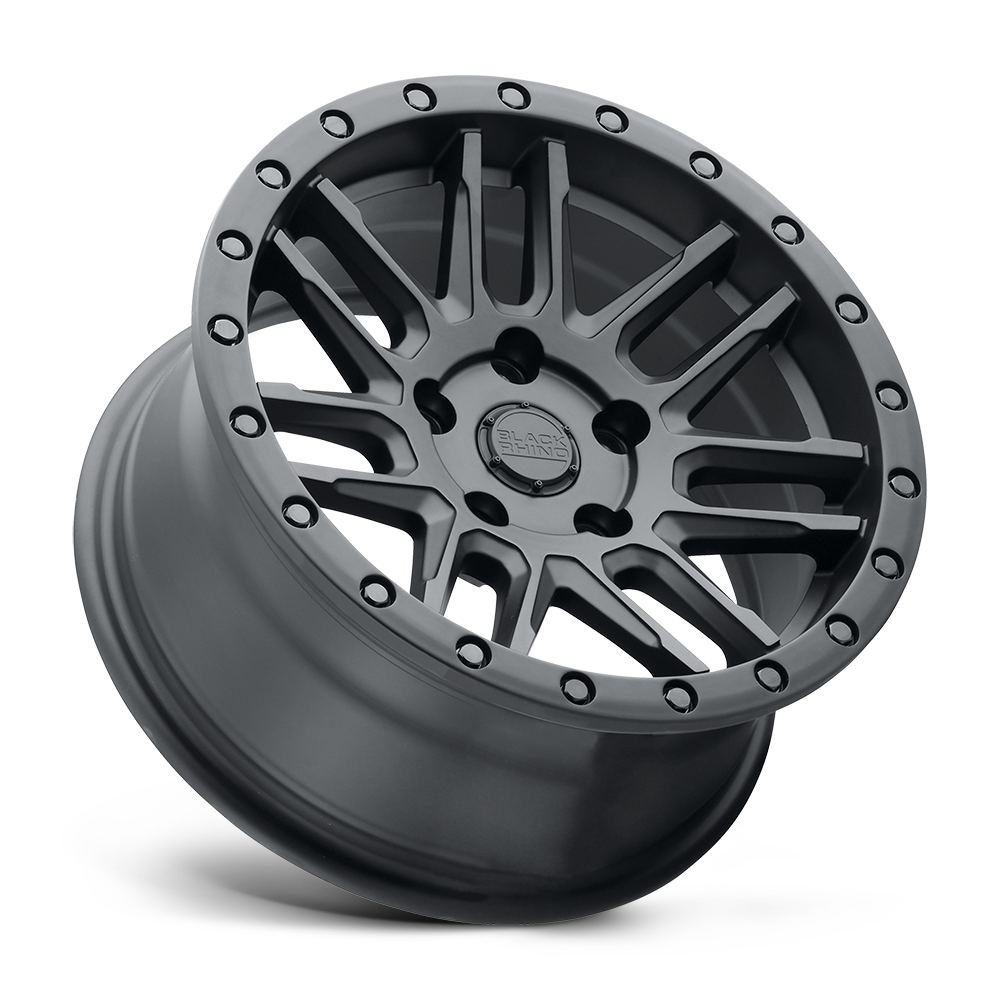 4 Llantas Black Rhino Arches Matte Black 15x7" 5x100