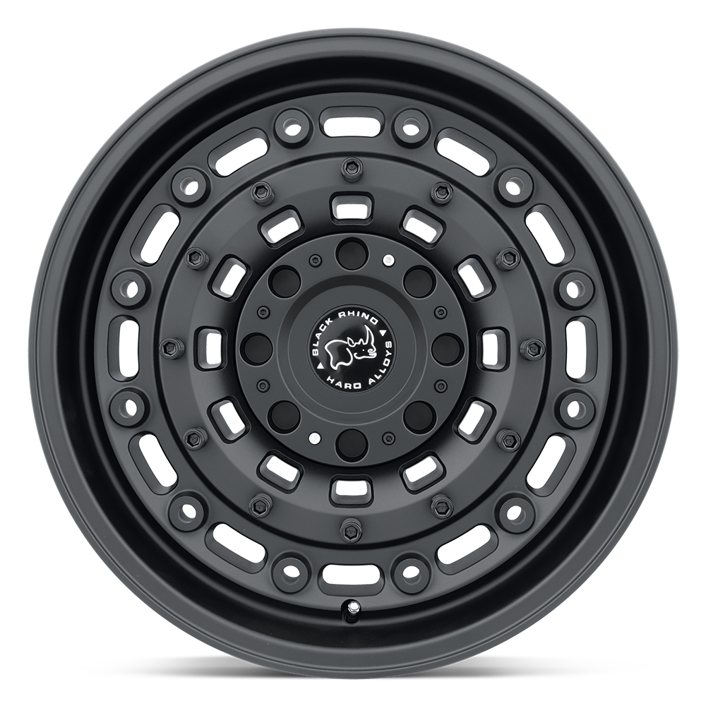 4 Llantas Black Rhino Arsenal Textured Matte Black 17x8" 6x130