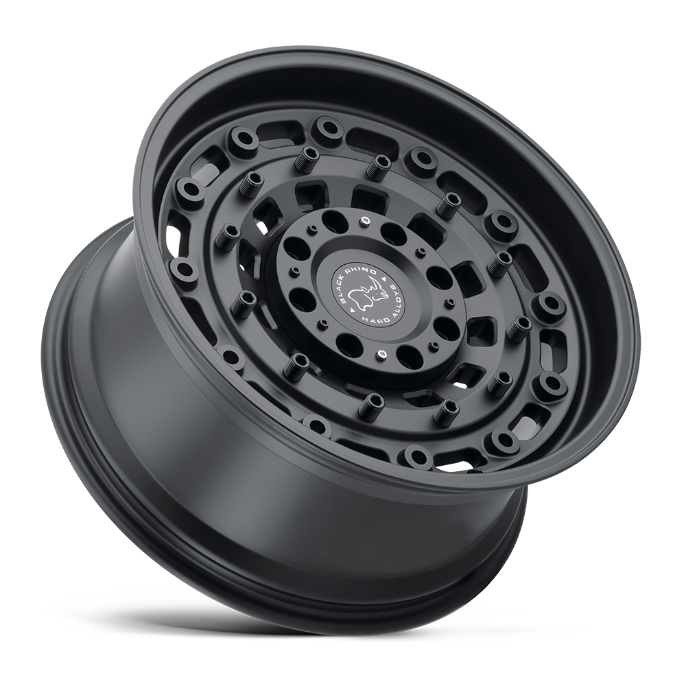 4 Llantas Black Rhino Arsenal Textured Matte Black 17x8" 6x130