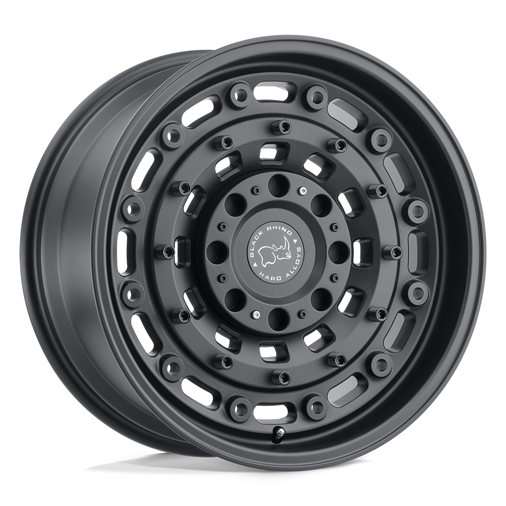4 Llantas Black Rhino Arsenal Textured Matte Black 17x8" 6x130