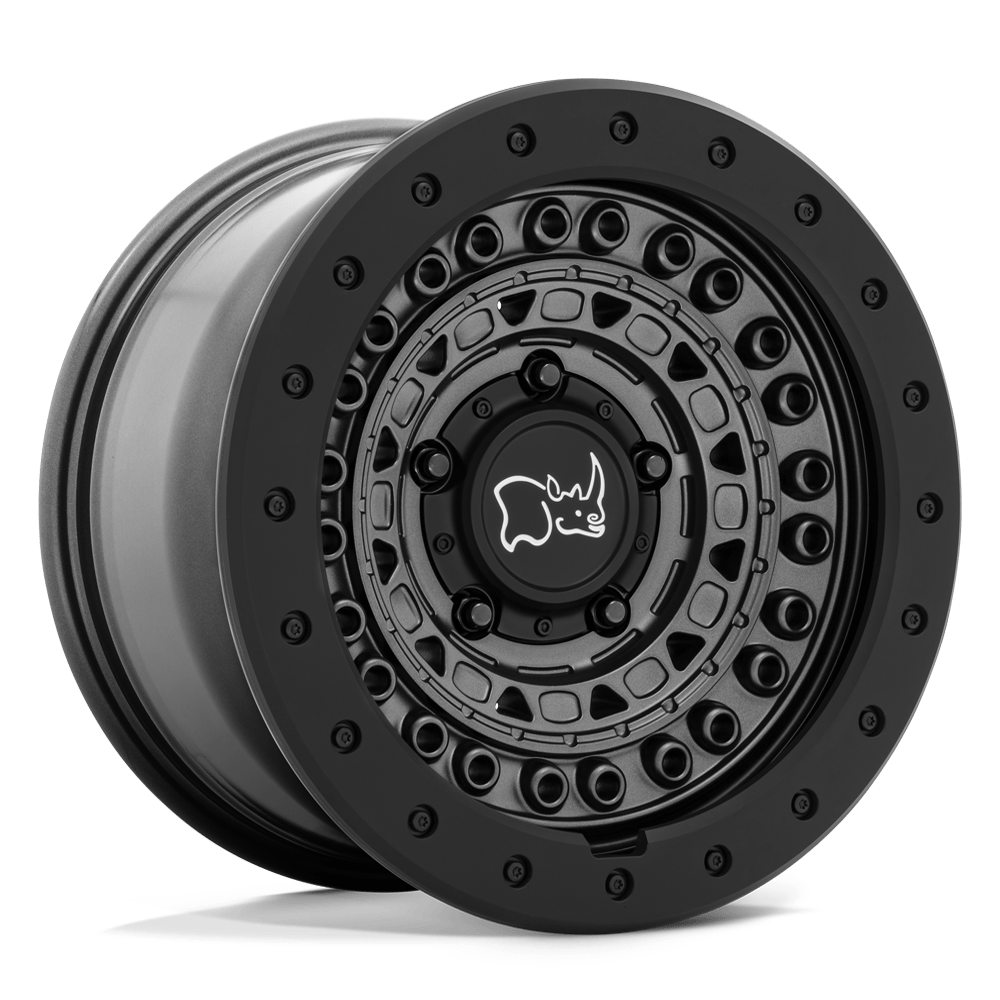 4 Llantas Black Rhino Barricade GunBlack w/ Black Rock 20x9" 6x139,7