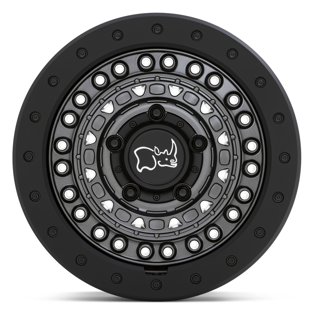 4 Llantas Black Rhino Barricade GunBlack w/ Black Rock 20x9" 6x139,7