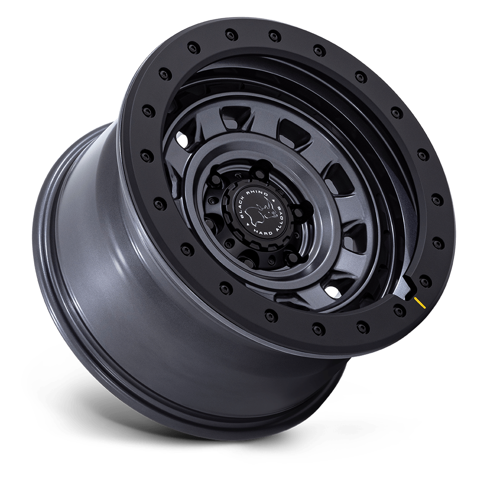 4 Llantas Black Rhino Xplorer Matte GunMetal w/ Matte Black Lip 17x9" 6x139,7
