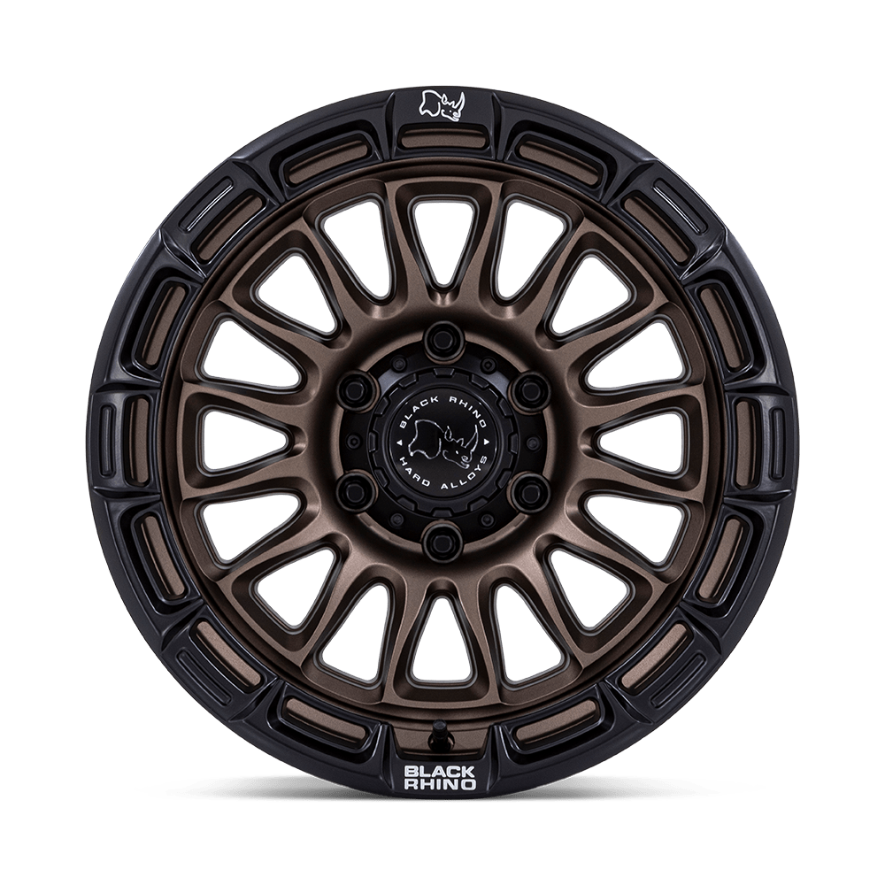 4 Llantas Black Rhino Rival Burnt Bronze w/ Matte Black Lip 17x8,5" 6x139,7