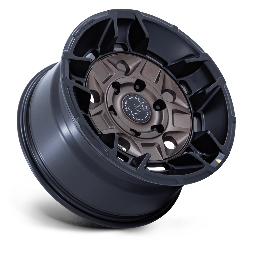 4 Llantas Black Rhino Guard Burnt Bronze w/ Matte Black Lip 17x8,5 6x139,7