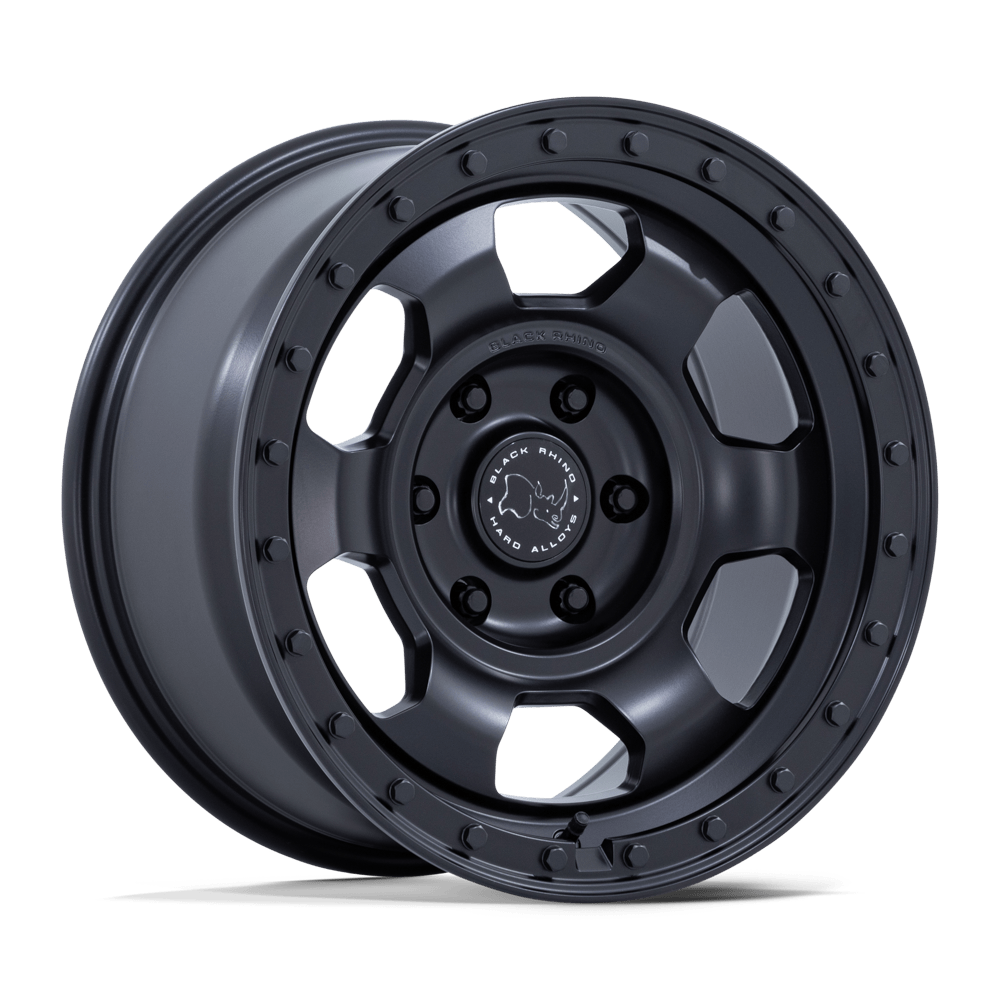 4 Llantas Black Rhino Trooper Matte Black 17x8,5" 6x139,7
