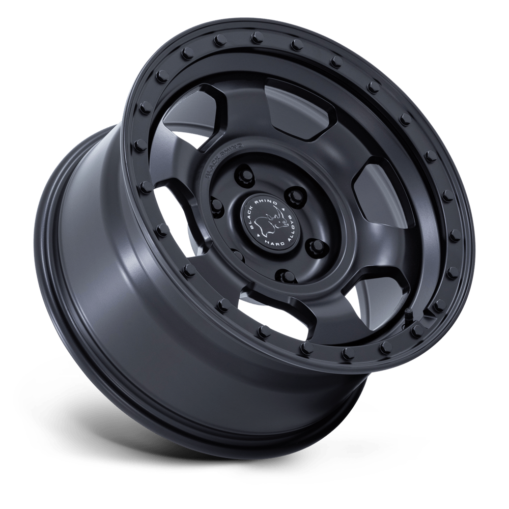 4 Llantas Black Rhino Trooper Matte Black 17x8,5" 6x139,7
