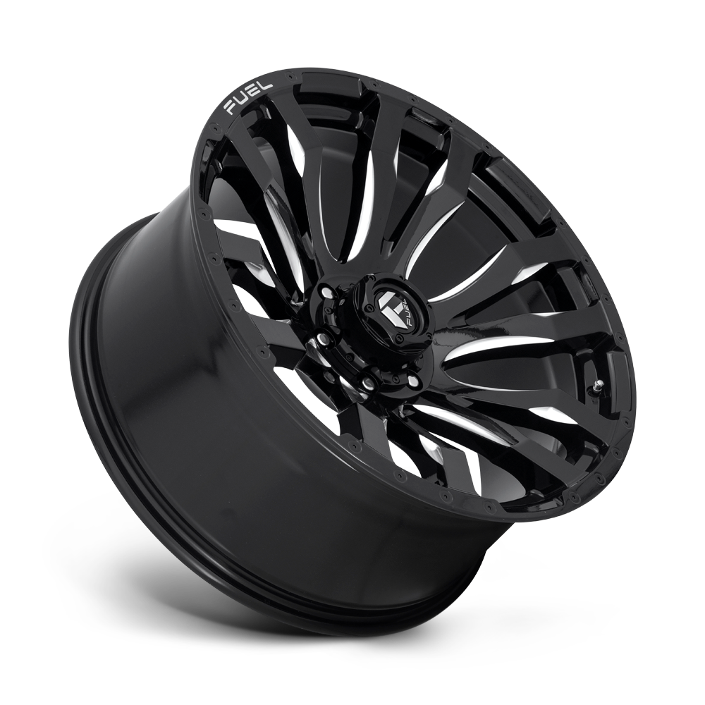 4 Llantas Fuel Blitz D673 Black Milled 17x9 6x139,7