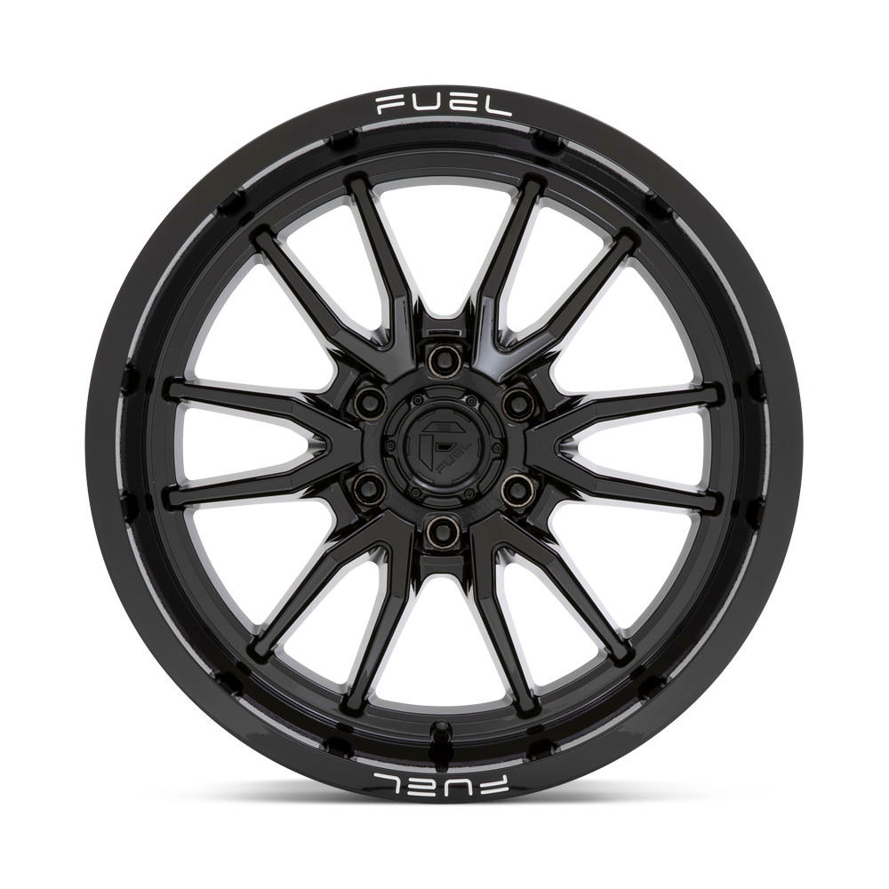4 Llantas Fuel Clash 6 D760 Black 17x9" 6x139,7