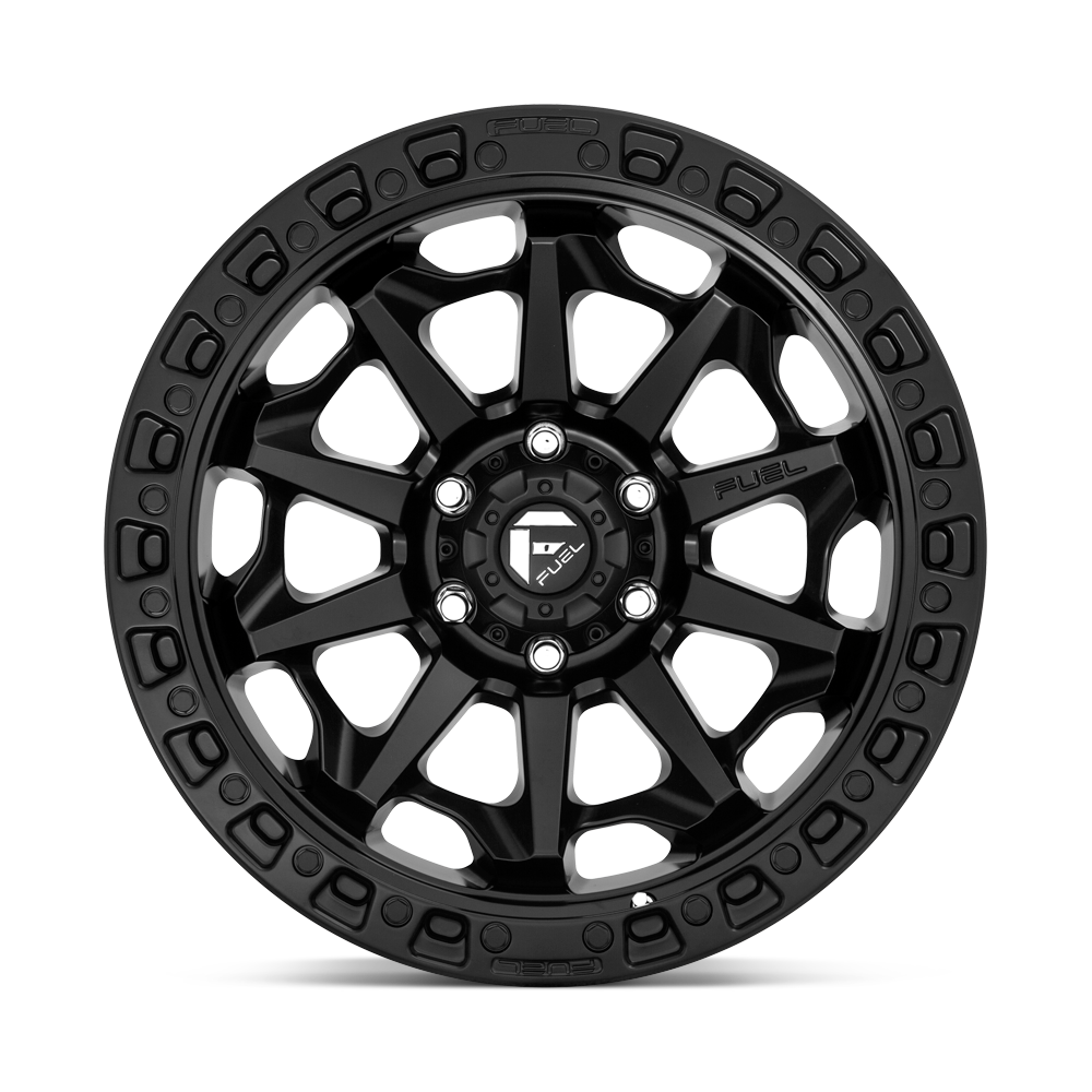 4 Llantas Fuel Covert D694 Black 20x10" 6x135