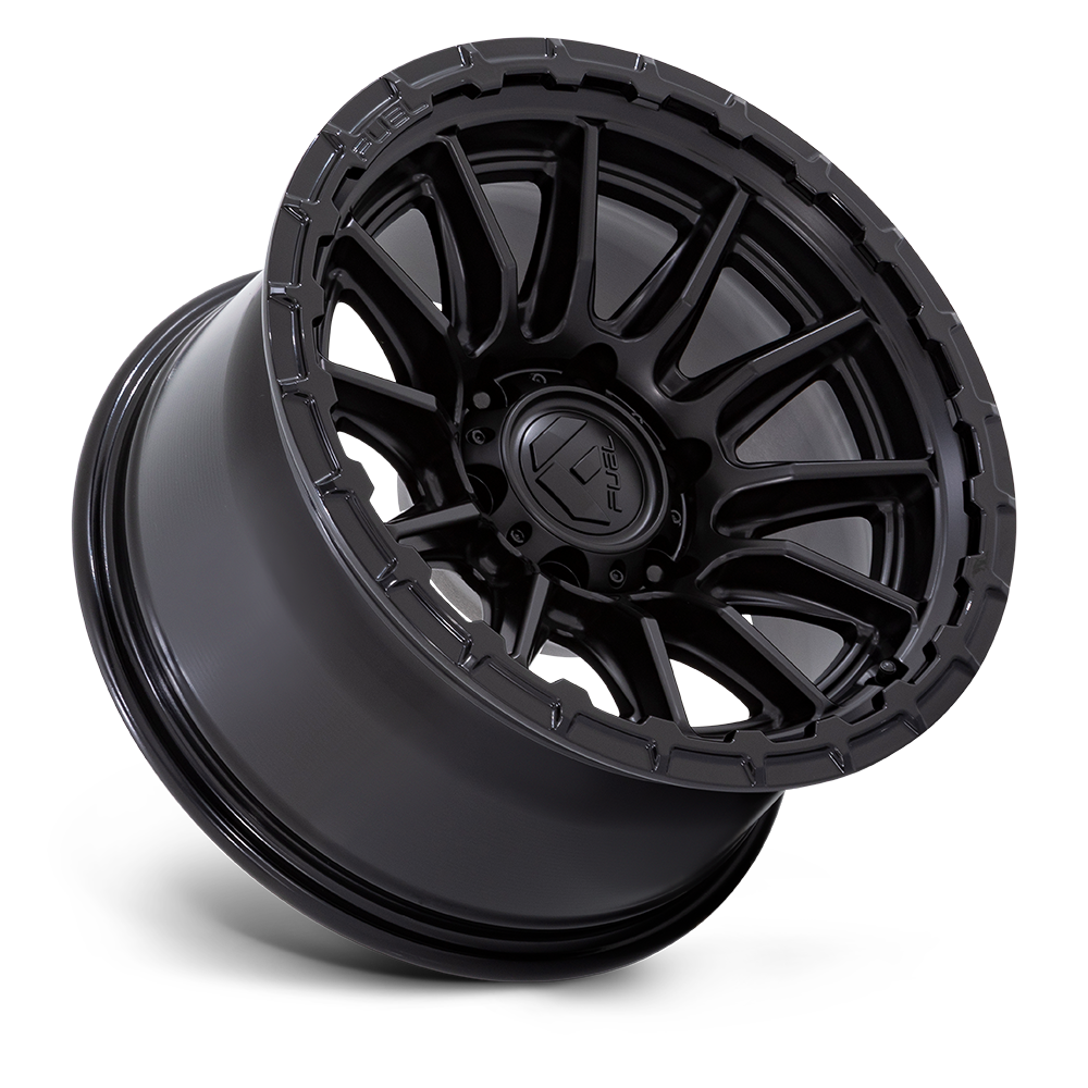 4 Llantas Fuel Piston FC866MX Black 17x9" 6x139,7