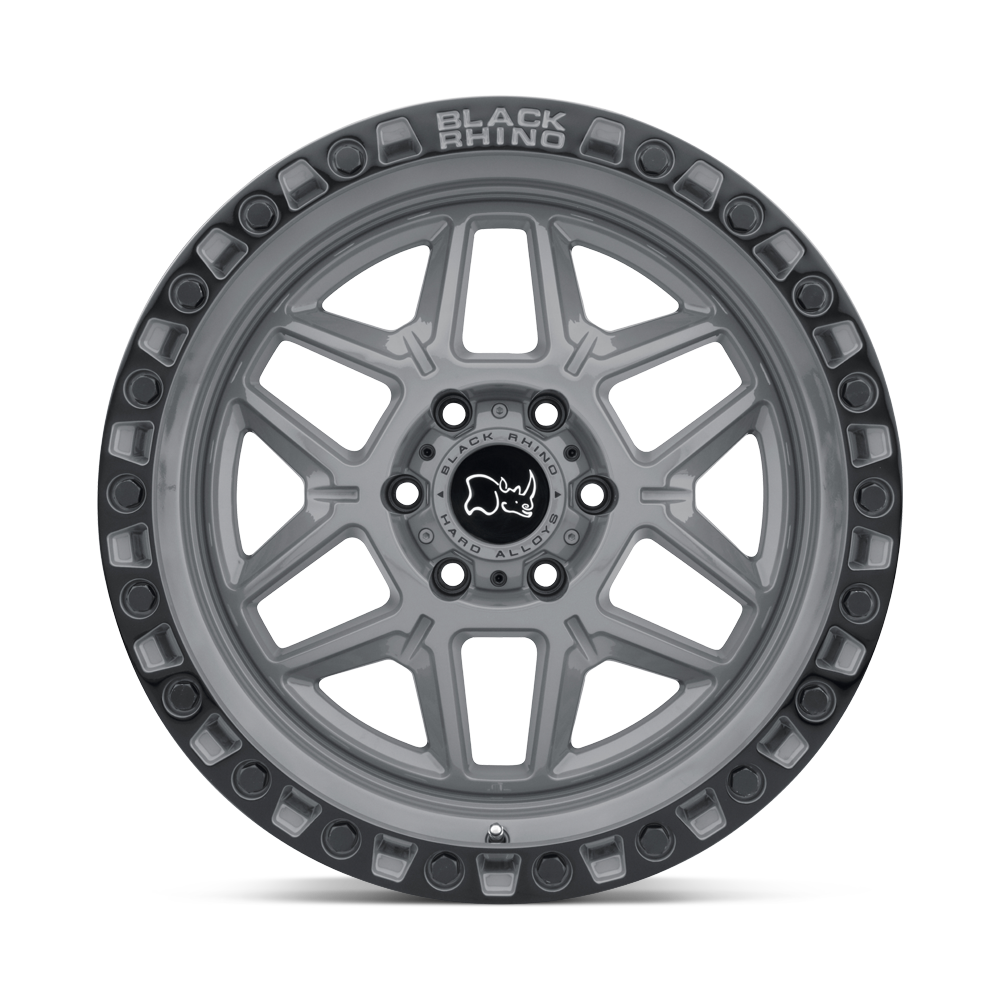 4 Llantas Black Rhino Kelso BattleShip Gray w/ Black 17x9" 6x139,7