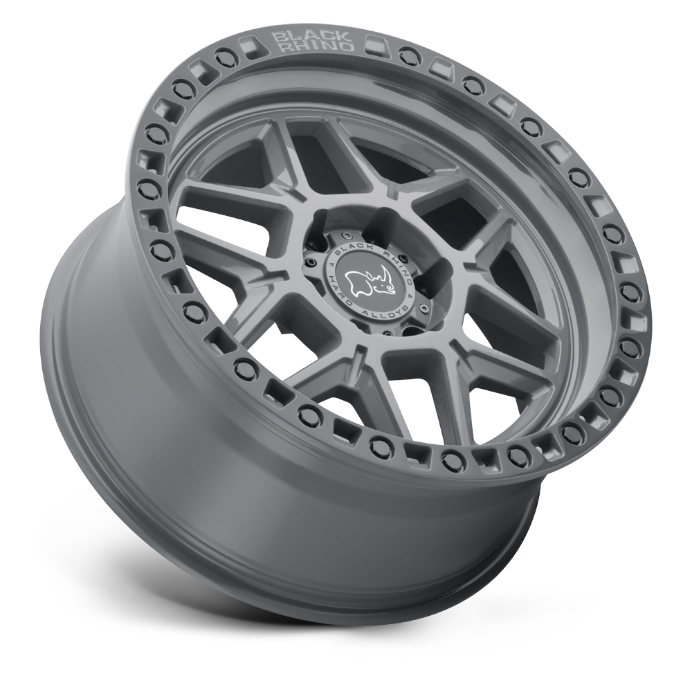 4 Llantas Black Rhino Kelso BattleShip Gray w/ Black 17x9" 6x139,7