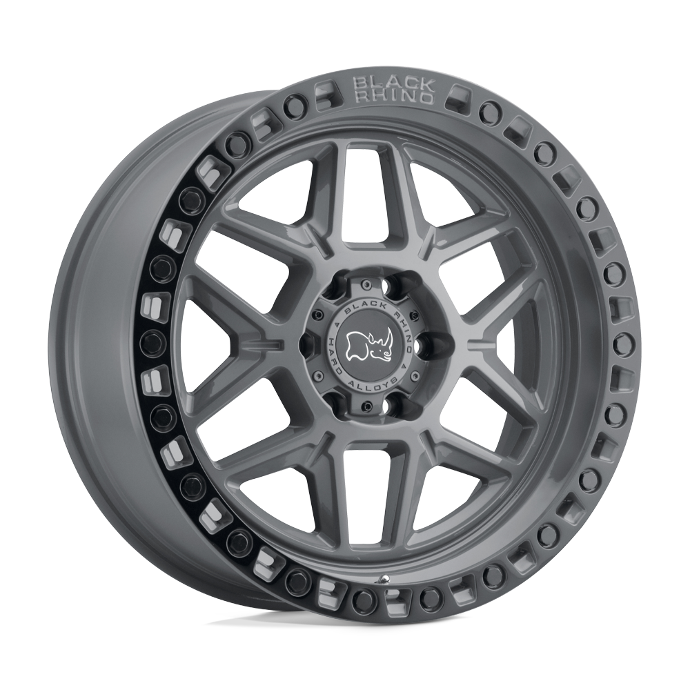 4 Llantas Black Rhino Kelso BattleShip Gray w/ Black 17x9" 6x139,7