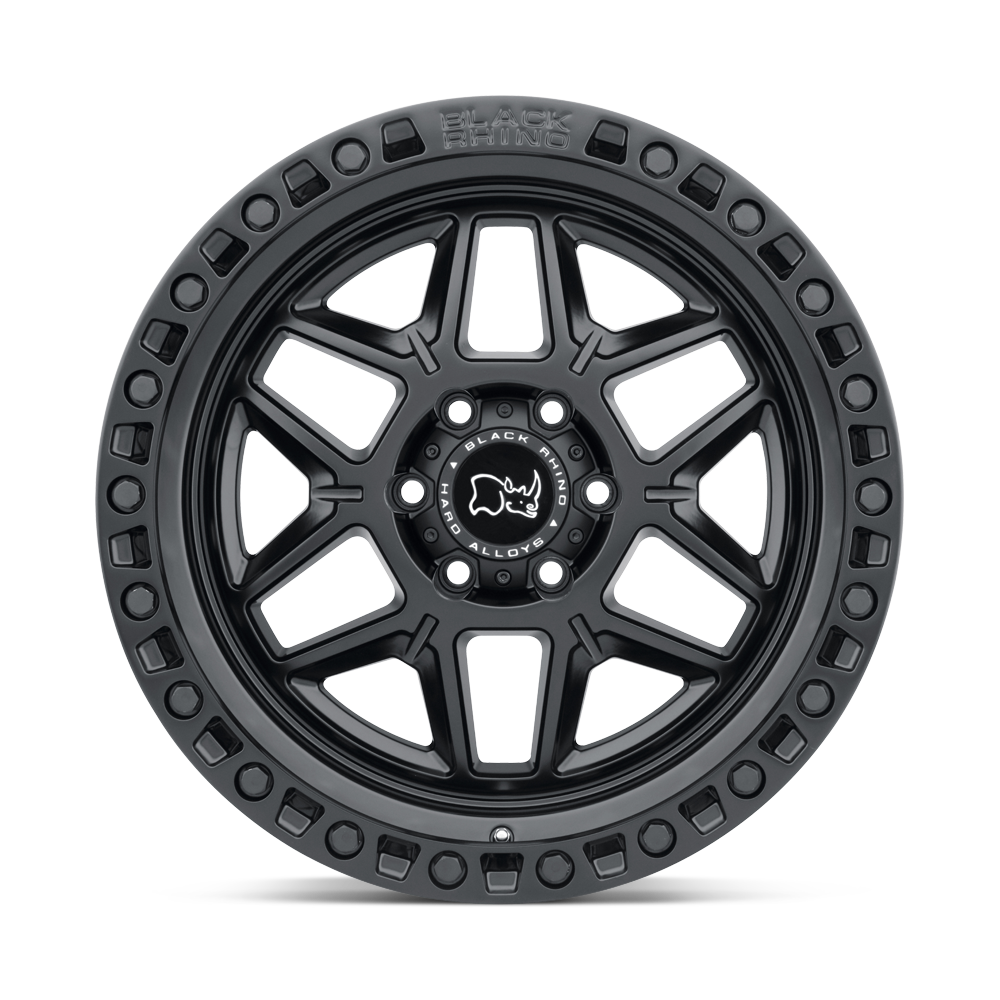 4 Llantas Black Rhino Kelso Matte Black 20x9" 6x139,7
