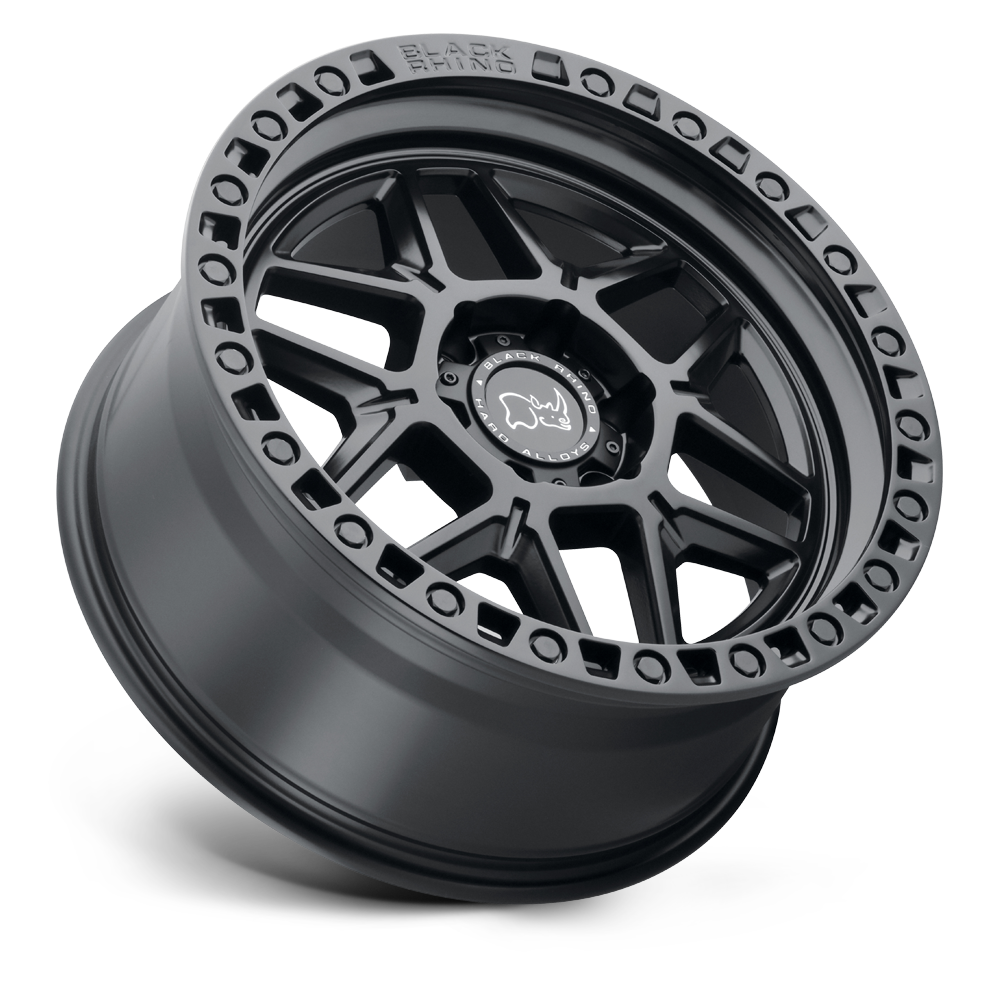 4 Llantas Black Rhino Kelso Matte Black 20x9" 6x139,7