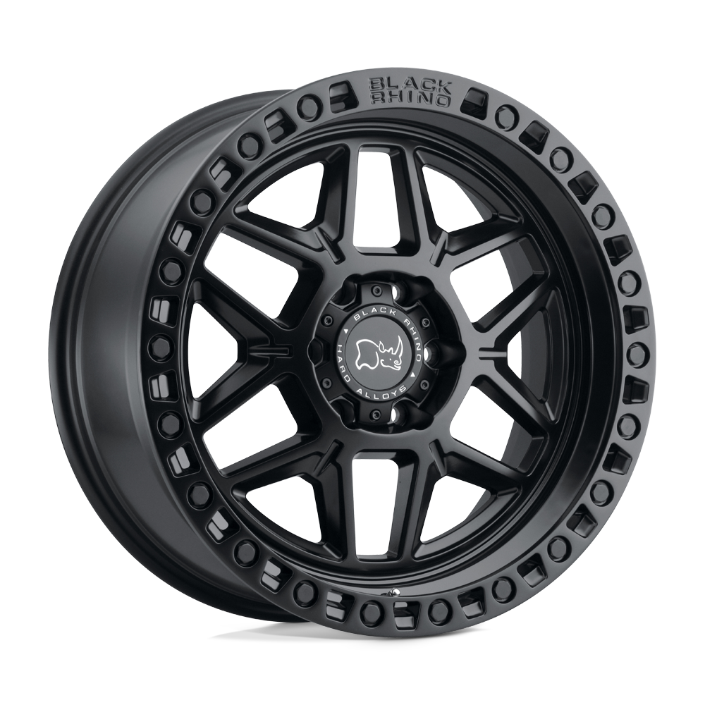 4 Llantas Black Rhino Kelso Matte Black 20x9" 6x139,7