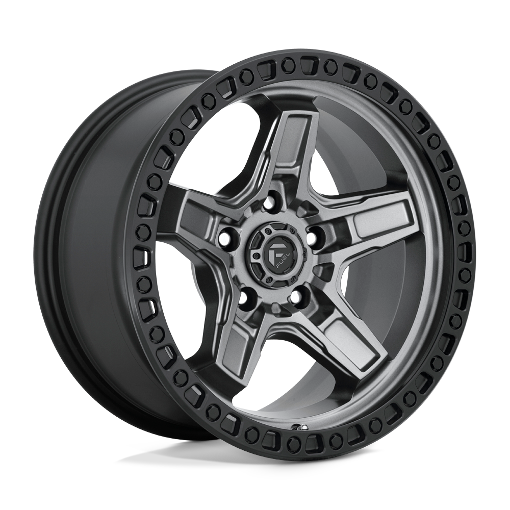 4 Llantas Fuel Kicker D698 Gray 17x9" 5x127