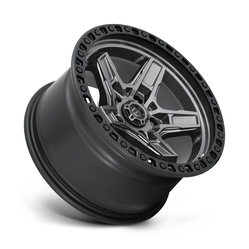 4 Llantas Fuel Kicker D698 Gray 17x9" 5x127