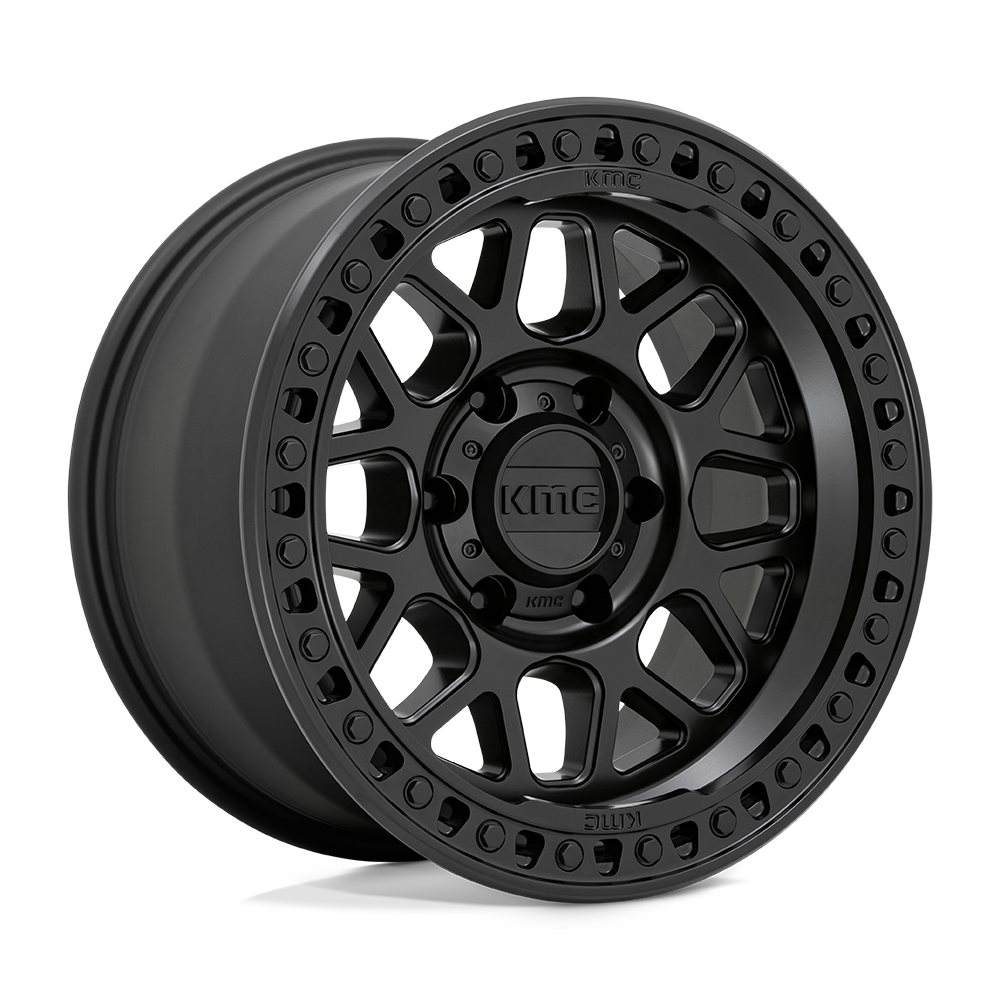 4 Llantas KMC KM549 GRS Satin Black 17x9" 6x139,7
