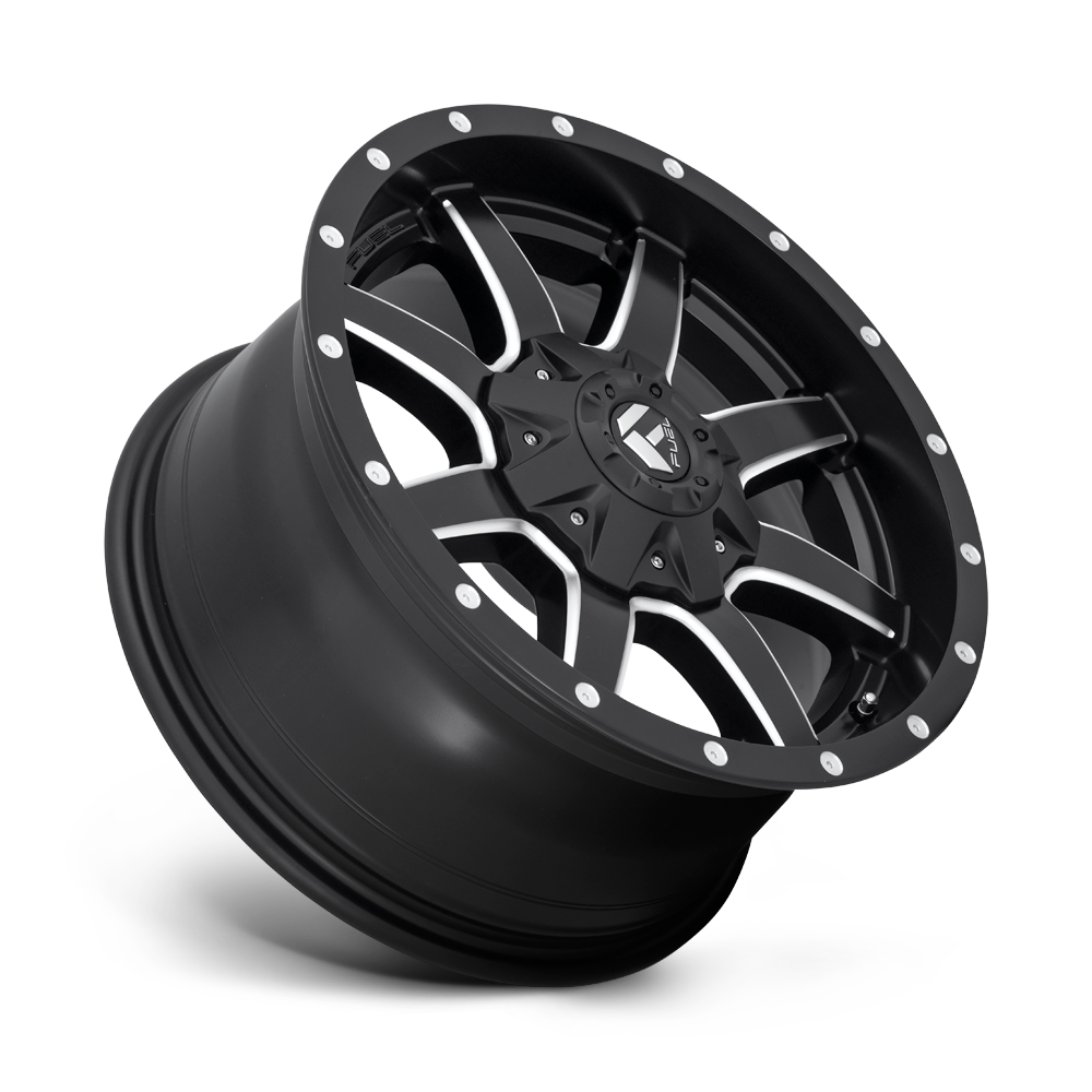 4 Llantas Fuel Maverick D538 Black Milled 17x9" 6x139,7