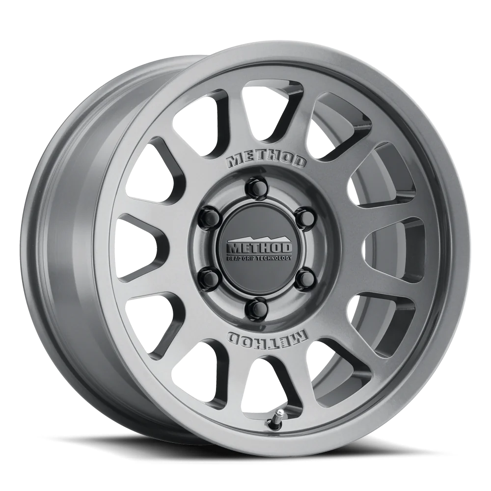 4 Llantas Method MR703 BeadGrip Gloss Titanium 17x9" 6x139,7