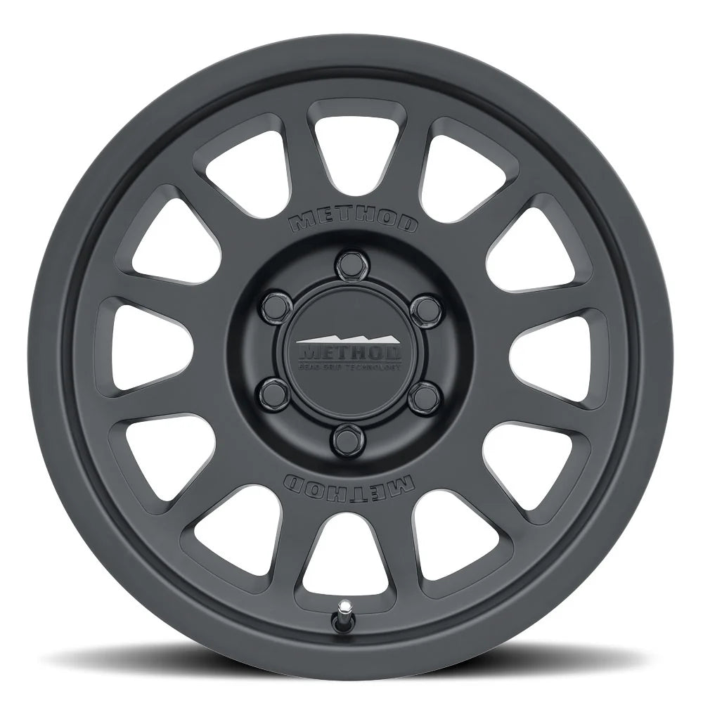 4 Llantas Method MR703 BeadGrip Matte Black 17x9" 6x139,7