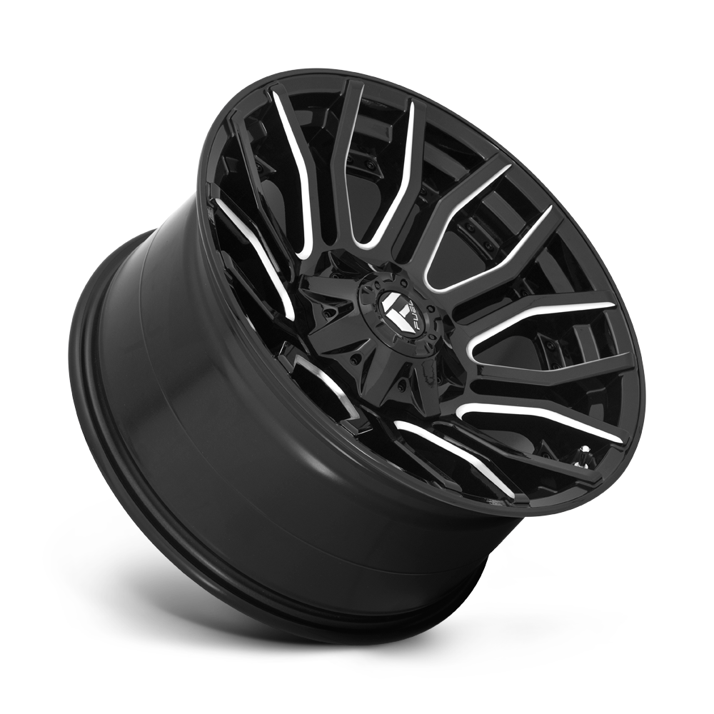 4 Llantas Fuel Rage D711 Black & Gray 20x9" 6x139,7