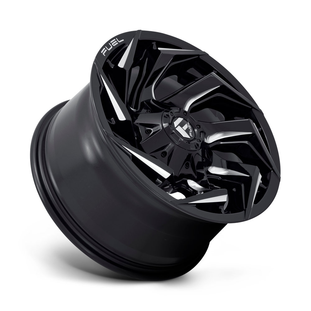 4 Llantas Fuel Reaction D753 Black & Gray 17x9" 6x139,7