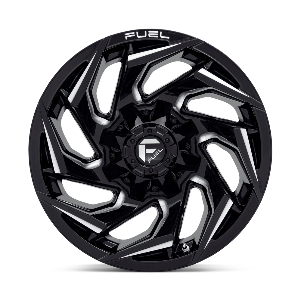 4 Llantas Fuel Reaction D753 Black & Gray 17x9" 6x139,7