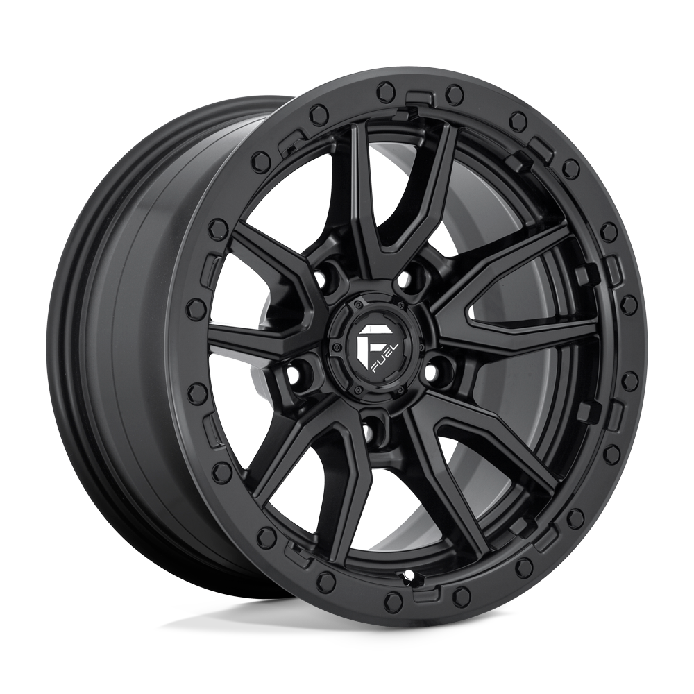 4 Llantas Fuel Rebel D679 Black 17x9" 5x127