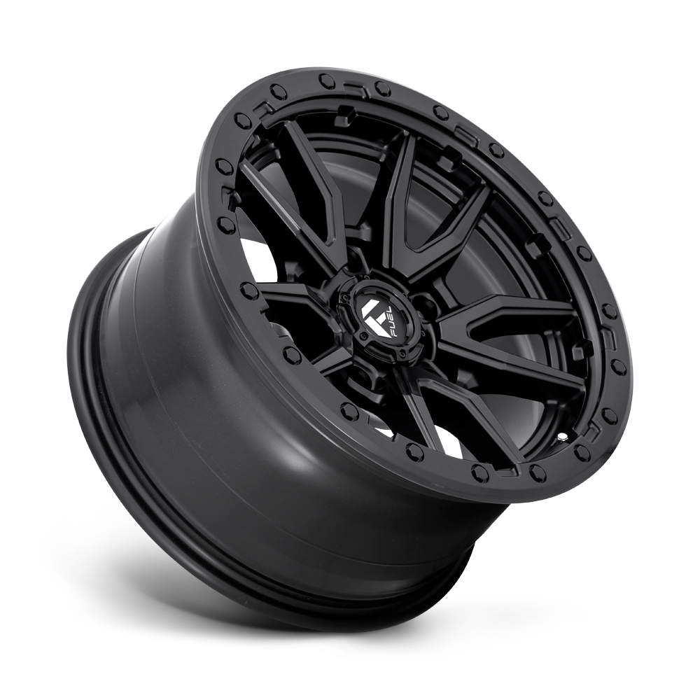 4 Llantas Fuel Rebel D679 Black 17x9" 5x127