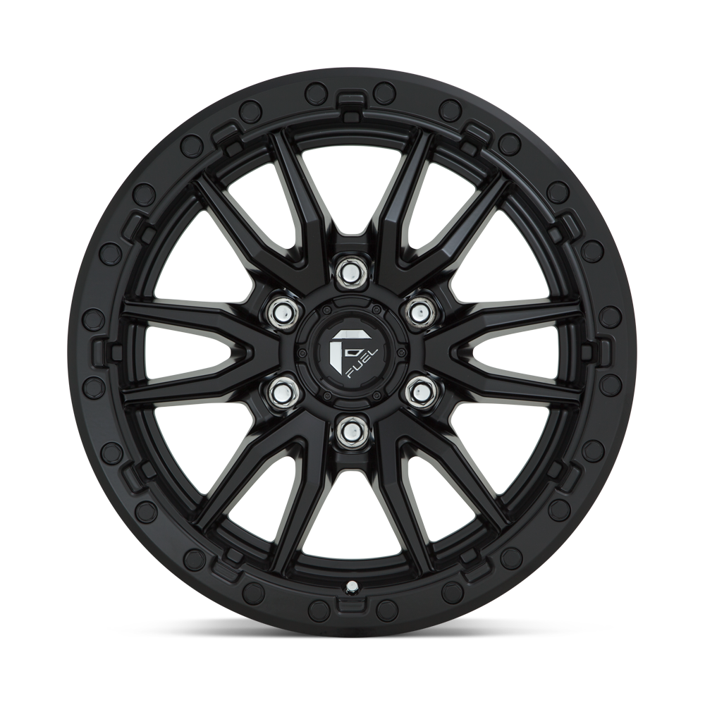 4 Llantas Fuel Rebel D679 Black 20x9" 6x139,7