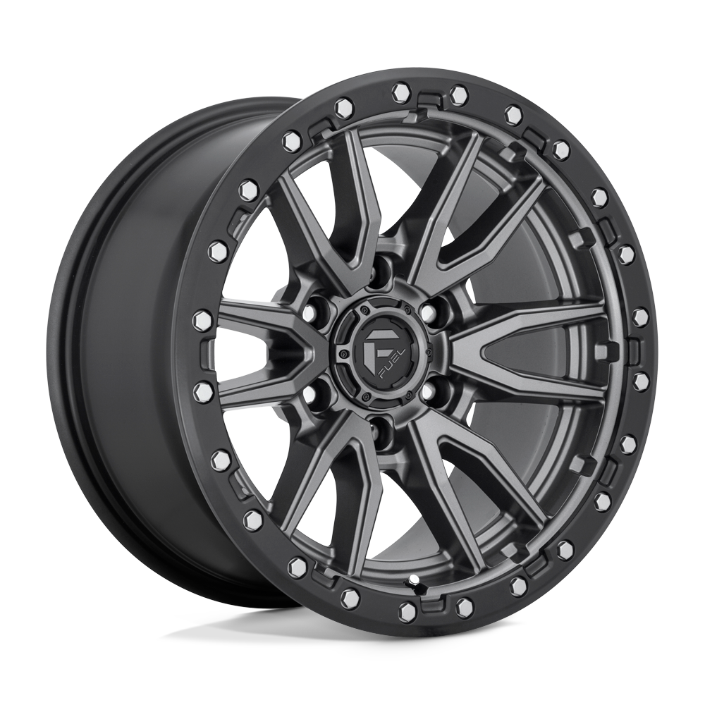 4 Llantas Fuel Rebel D680 Gray 20x9" 6x139,7