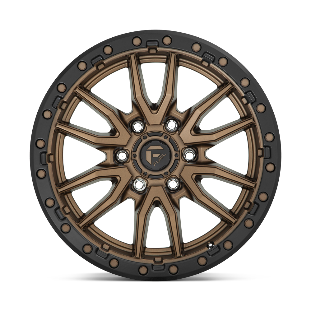 4 Llantas Fuel Rebel D681 Bronze 20x9" 6x139,7