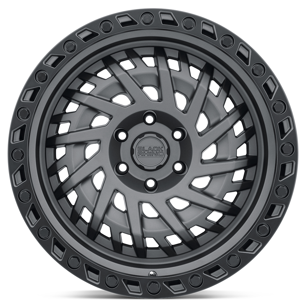 4 Llantas Black Rhino Shredder Matte GunMetal 17x9" 5x127
