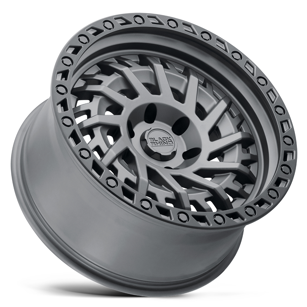4 Llantas Black Rhino Shredder Matte GunMetal 17x9" 5x127