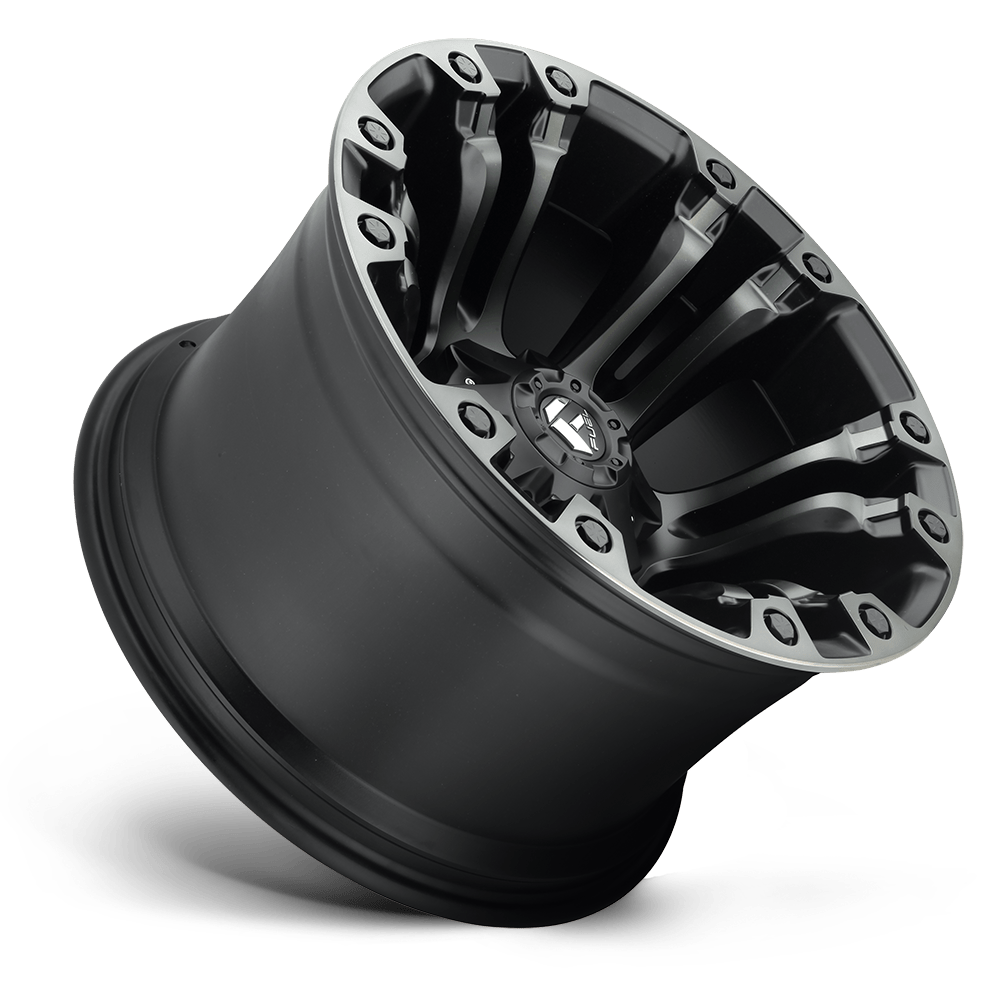 4 Llantas Fuel Vapor D569 Matte Black w/ Machine 18x9" 5x139,7
