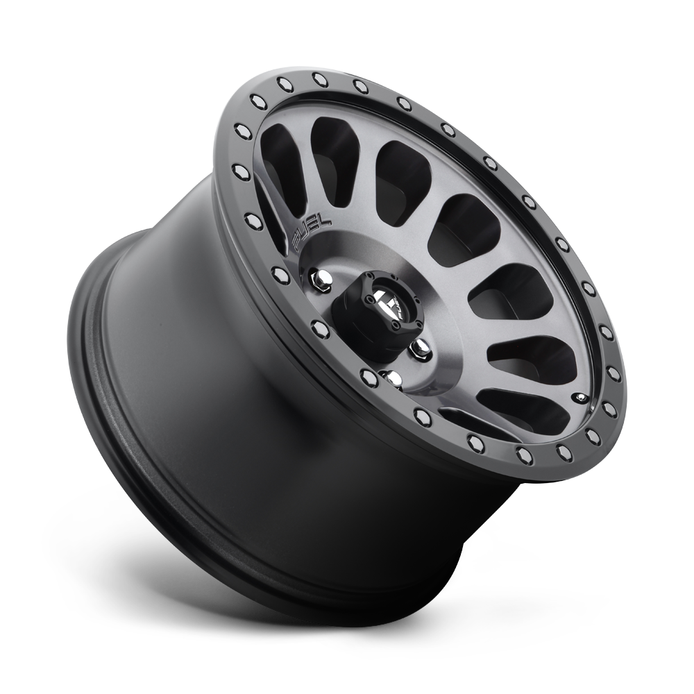 4 Llantas Fuel Vector D601 Matte Gray 17x8.5" 5x120
